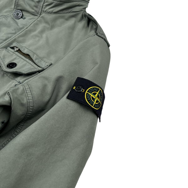 Stone Island 2014 Grey David TC Quilted Jacket - Medium