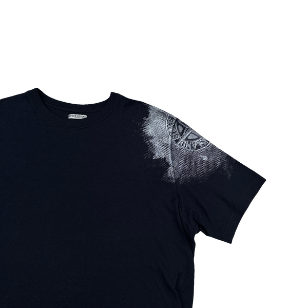 Stone Island 2009 Spellout Compass Arm T Shirt - XXL