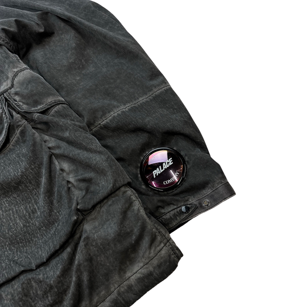 CP Company x Palace Grey Nylon La Mille Goggle Jacket - XL