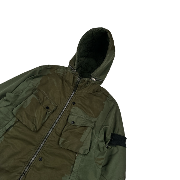 Stone Island 2017 David TC Shadow Project Khaki Graphic Print Jacket - Large