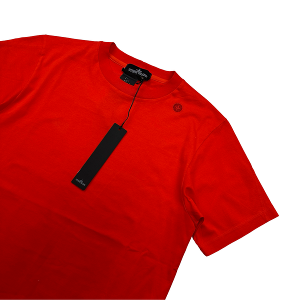 Stone Island Red 2021 Shadow Project T Shirt - Medium