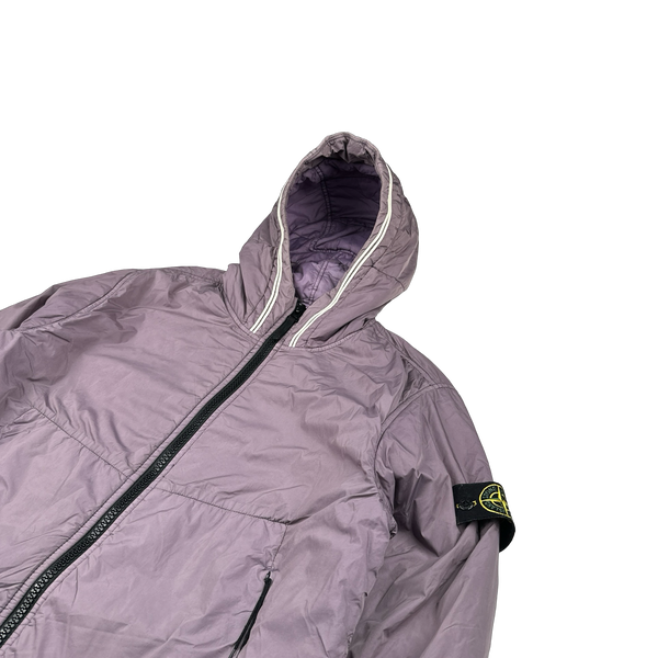 Stone Island 2020 Lavender Garment Dyed Primaloft TC Jacket - XL