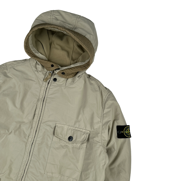 Stone Island 2022 Beige Micro Pile David TC Jacket - XL