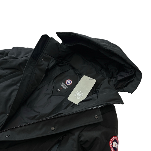 Canada Goose Black Wyndham Parka Jacket - XXL