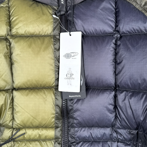 CP Company X Beams Multicolour DD Shell Orange Goggle Jacket - Large