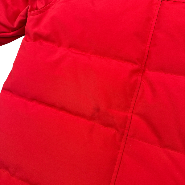 Canada Goose Red Macmilan Premium Down Parka Jacket - Small