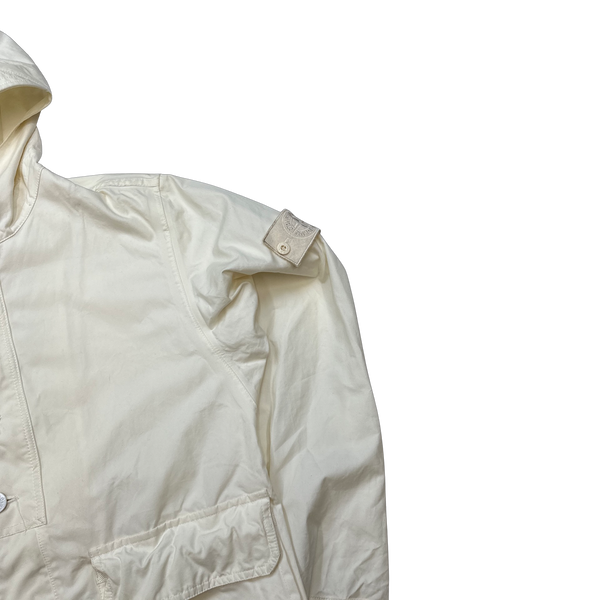Stone Island 2012 White Ghost Ventile Jacket - Small