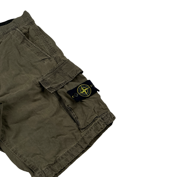Stone Island 2013 Khaki Cargo Shorts - 34"