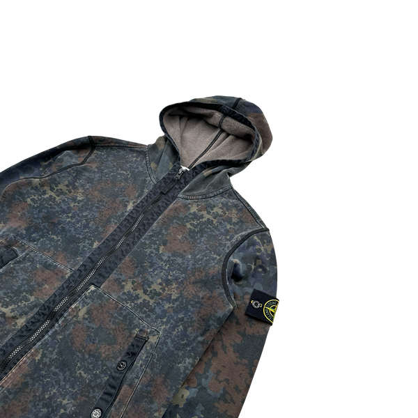 Stone Island 2013 Digital Camo Zipped Hoodie - Medium