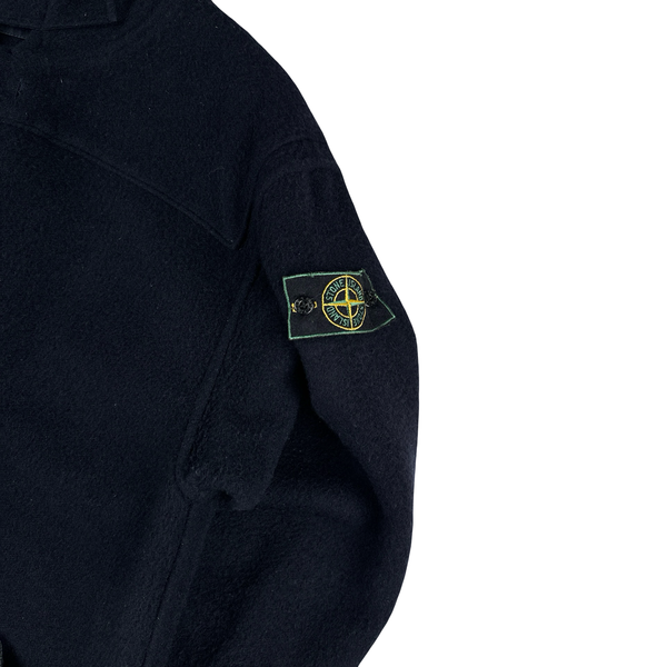 Stone Island Green Edge Vintage Wool Duffle Coat - Medium