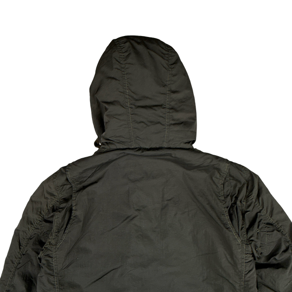 Nemen Nylon Khaki Padded Multi Pocket Jacket - Small