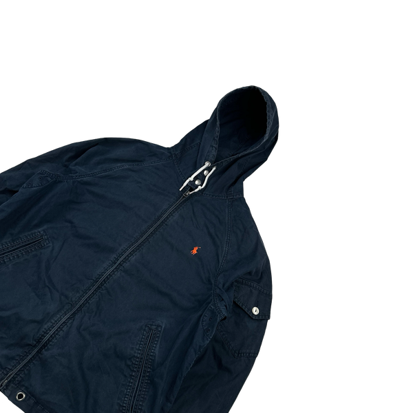 Ralph Lauren Navy Cotton Jacket - Medium