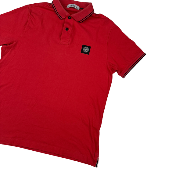 Stone Island 2018 Red Polo Shirt - XL