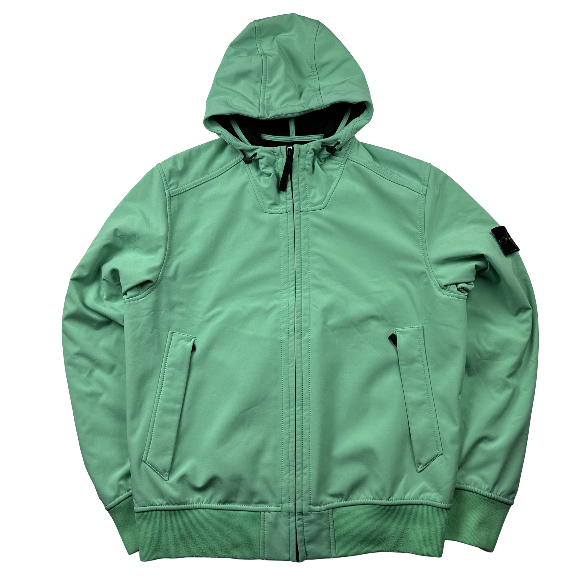 Stone Island Mint Green 2015 Soft Shell Jacket Large