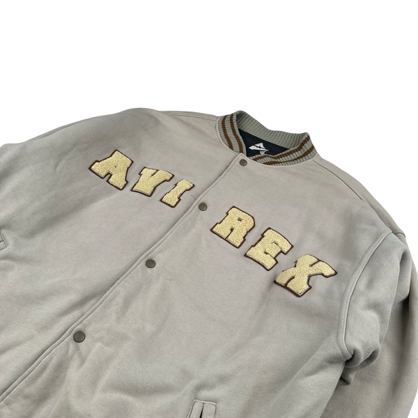 Avirex 75 Thick Cotton Quilted Spellout Avirex Bomber Jacket - 3XL
