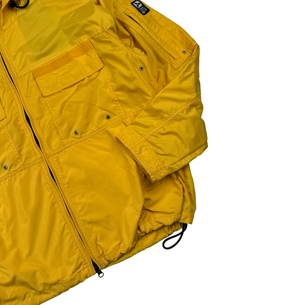 Ralph Lauren Polo Sport Yellow Water Resistant Multi Pocket Hooded Jacket - XL