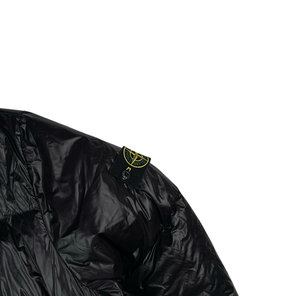 Stone Island 2017 Black Pertex Quantum Y Down Puffer Jacket - XXL