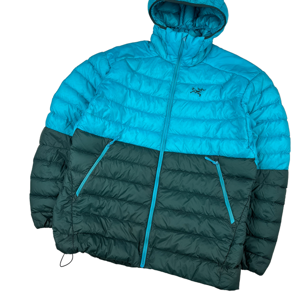 Arcteryx Colour-block Cerium Hoody Down Filled Zipped Jacket - Medium