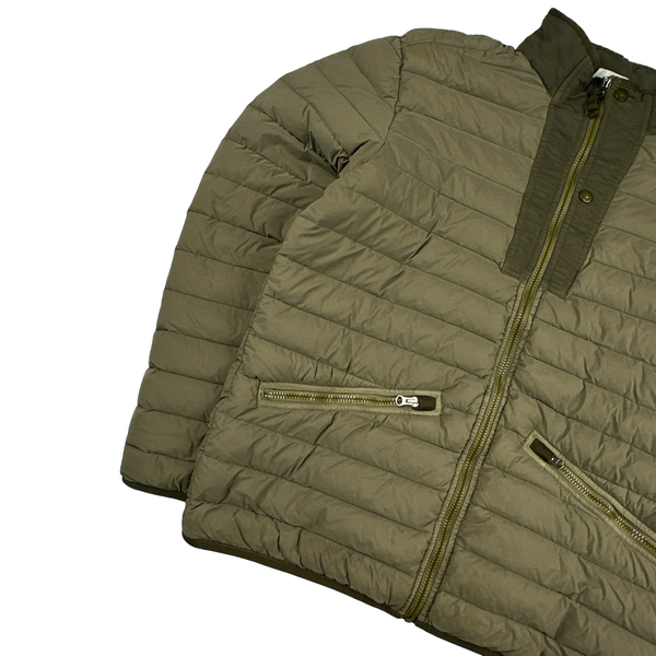 Stone Island 2019 Green Down Filled Loom Woven Puffer Jacket - XL