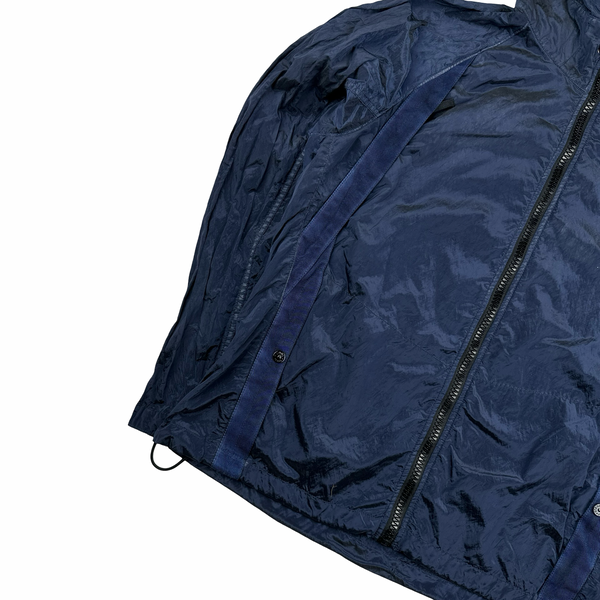 Stone Island 2010 Nylon Metal Shimmer Navy Jacket - XXL
