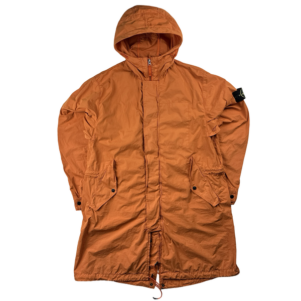 Stone Island 2014 Orange David Light TC Cotton Jacket - Large