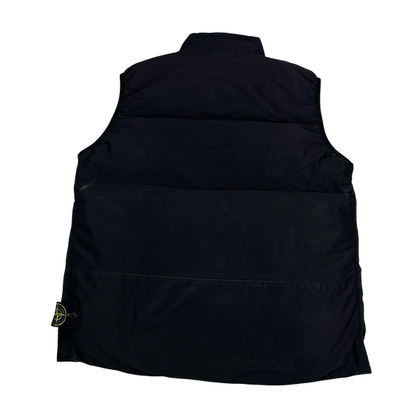 Stone Island 2016 Black David Jersey-TC Down Gilet - XL
