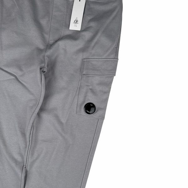 CP Company Stone Grey Cotton Lens Viewer Joggers - 3XL