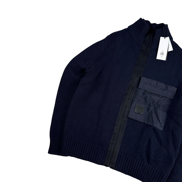 CP Company Heavyweight Zipped Knit Metropolis Jumper - XL
