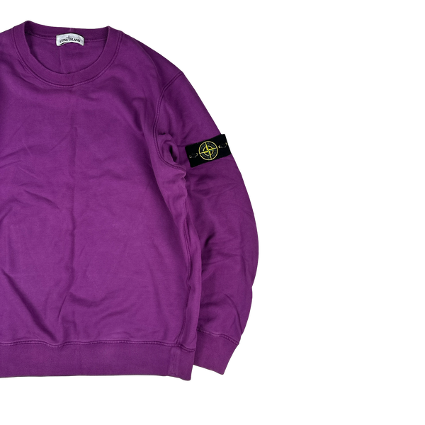 Stone Island 2021 Violet Crewneck Sweatshirt - XXL