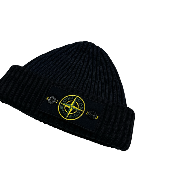 Stone Island 2012 Blue Two Tone Beanie Hat