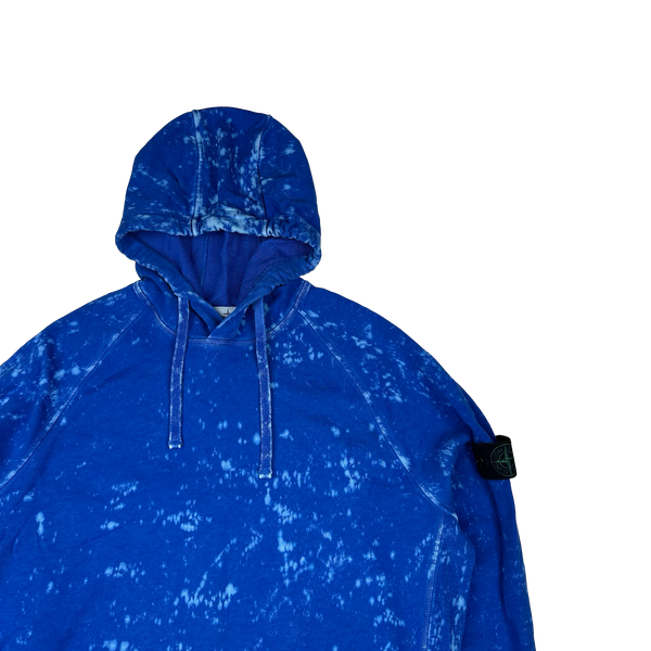 Stone Island 2022 Camo OVD Blue Pullover Hoodie - XL