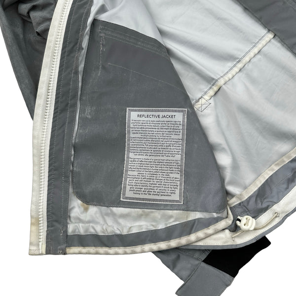 Stone Island 2011 Rare Archive Silver Reflective Jacket - Large