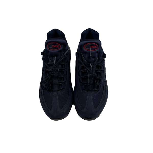 Nike Air Max 95 Suede Navy Red Tick Trainers - UK 8