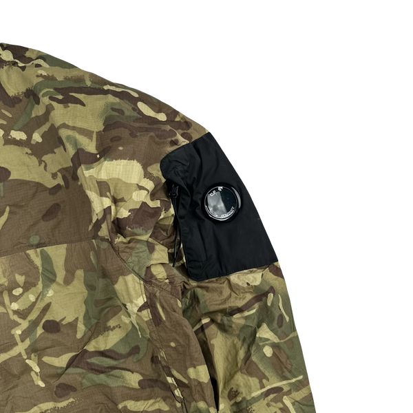 CP Company Re Print Camo Goggle Hooded Jacket - XL