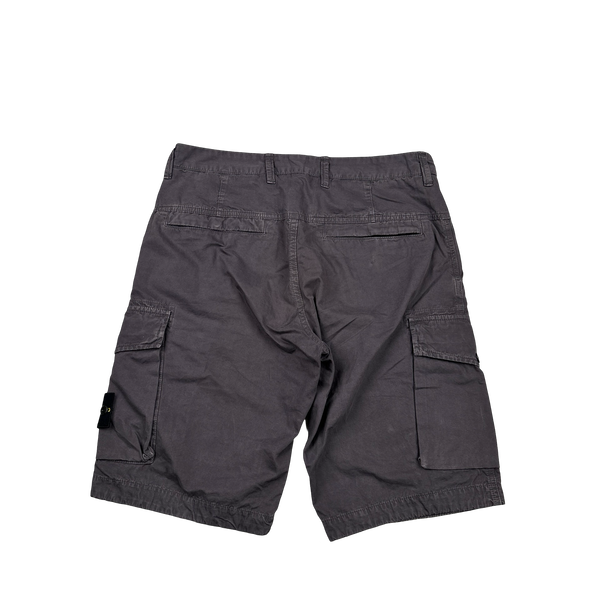 Stone Island 2019 Dark Plum Slim Fit Cargo Shorts - 31"