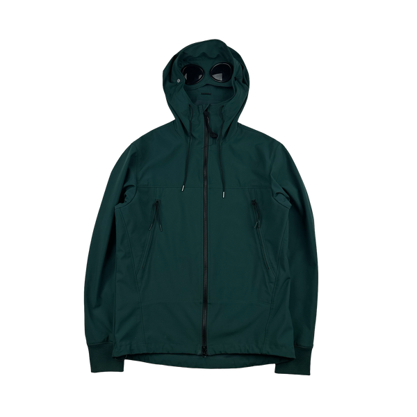 CP Company Sea Green Soft Shell Jacket - Medium