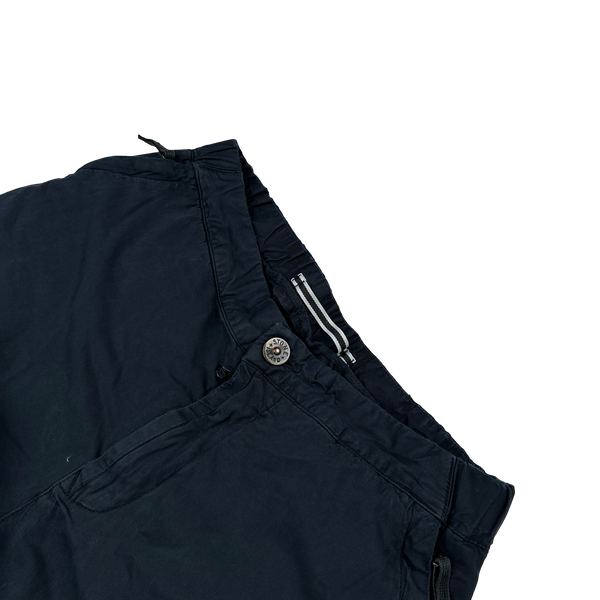 Stone Island 2017 Navy Cotton Twill Cargos - Small