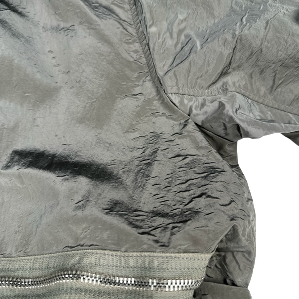 Stone Island 2008 Archive Grey Nylon Metal Bomber Jacket - L
