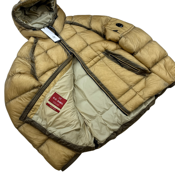 CP Company Beige D D Shell Puffer Jacket - Large & XL