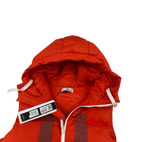 Stone Island 2023 Marina Rubber Wax Poplin Down Gilet - XL