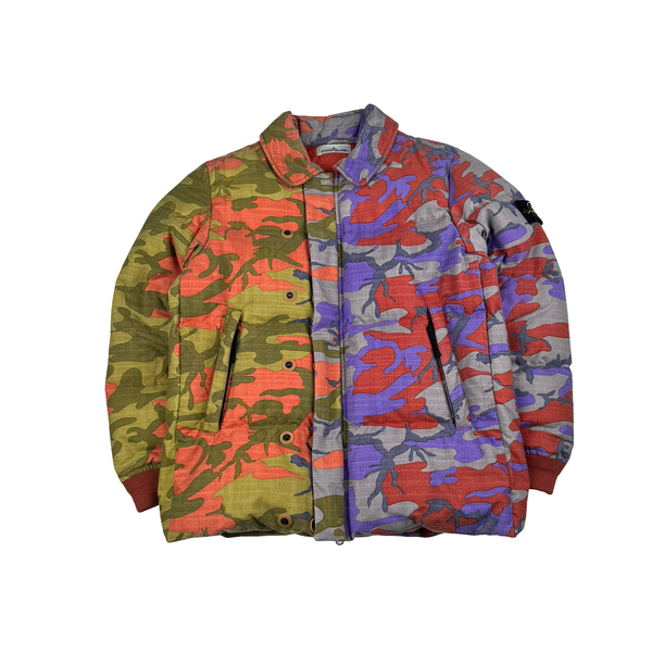 Stone Island 2022 Heritage Camo Down Filled Puffer Jacket - Medium