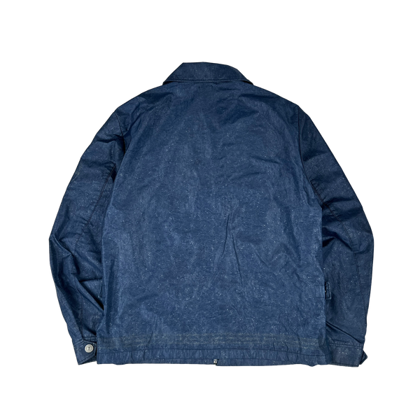 Stone Island 2001 Paul Harvey Laminated Webbing Coach Jacket - Large