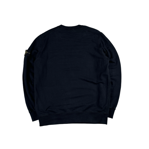 Stone Island 2021 Navy Cotton Crewneck - XL