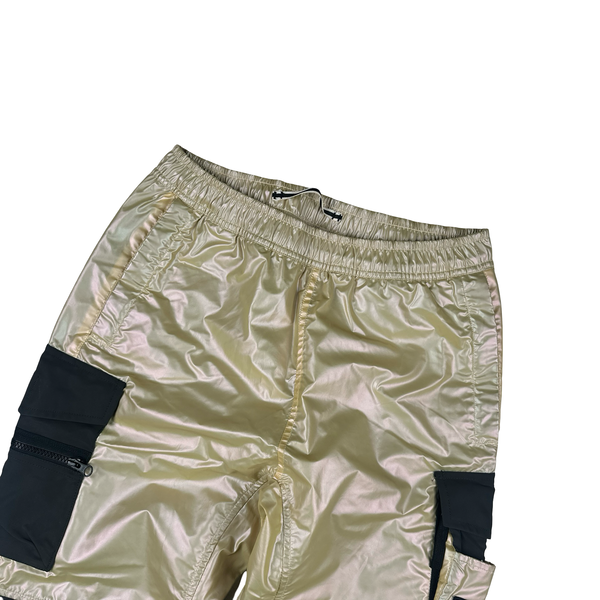 Stone Island Iridescent Reflective Cargo Trousers - 30"