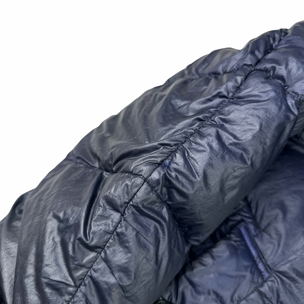 Stone Island Navy Garment Dyed Puffer Jacket - Medium