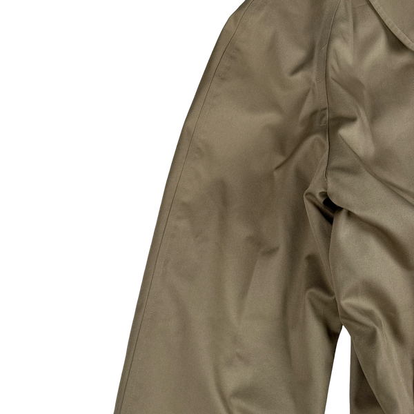 Burberry Nova Check Lined Tan Long Trench Coat - Large