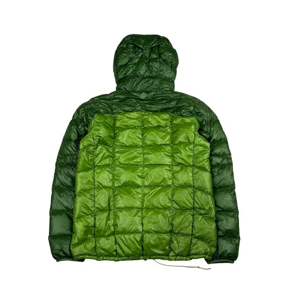 Montbell Green Lightweight Down Filled Ripstop Puffer Jacket - Medium
