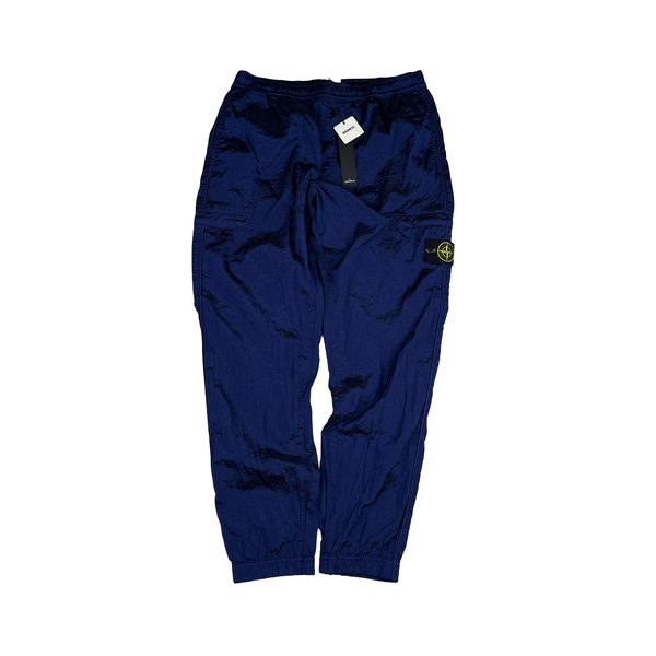 Stone Island 2022 Navy Type Re-T fit  Nylon Metal Trousers - 36"