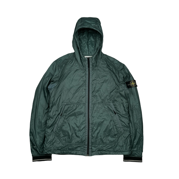 Stone Island 2014 Emerald Green Micro Ripstop Primaloft Packable Jacket - XL