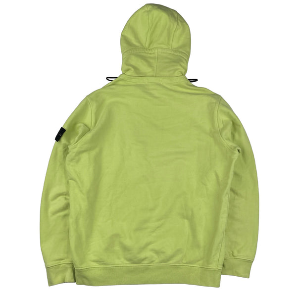 Stone Island 2019 Lime Pullover Hoodie - Large